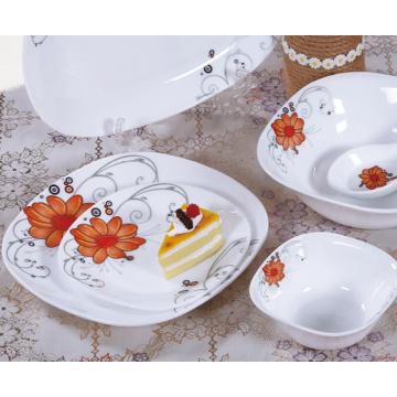 White Jade Glass Tableware Gift Sets