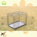Metal folding indoor cheap dog crates and cages