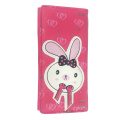 Trifold cute rabbit wallet, bifold pink rabbit purse