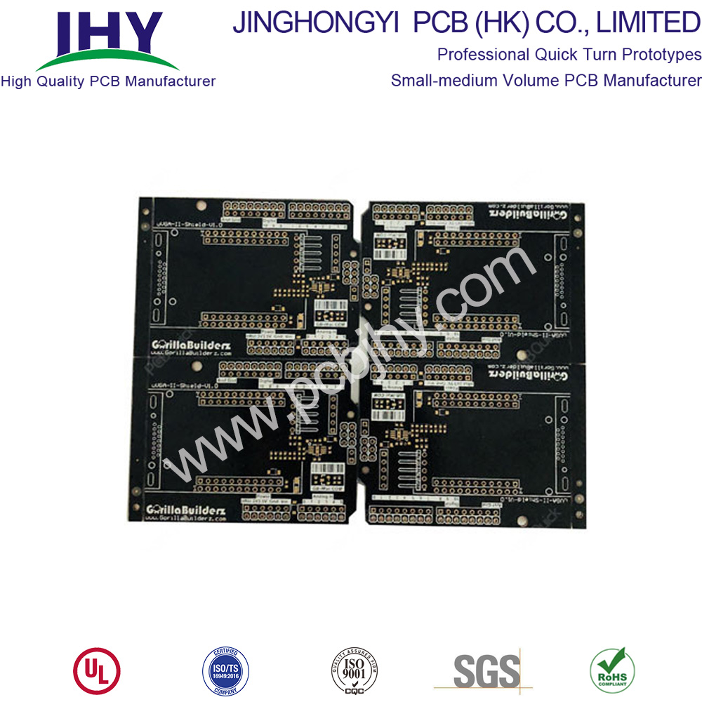 Black FR4 1.6mm 1oz Double Sided PCB