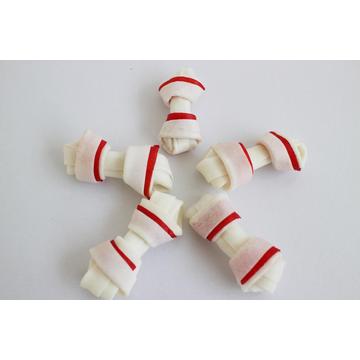 2.5" rawhide mini knotted bone