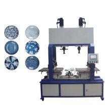 Машина для тампонной печати керамических тарелок