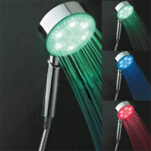 Panel de ducha Fuz de cabeza de ducha LED que cambia de color
