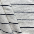 linen viscose rayon stripe spandex knitting fabric