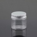 Hot Sale 50g Pet Plastic Jar avec bouchon en aluminium pour l&#39;emballage cosmétique de crème