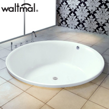 Modern Design CE Drop-in Soaking Round Bathtub