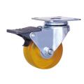 2 inch brake caster with PVC wheel