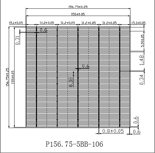 Solar PV Cell Poly Photovoltaic Cell PV Poly Cell