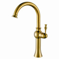 Antique Full Brass Brushed Gold Decorative Faucet