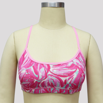 Tops de culture de soutien-gorge de yoga pour femmes