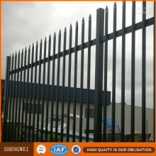 Welded Steel Palisade Garden Fence