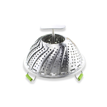 Stainless Steel Folding Vegetable Seafood Steamer Basket