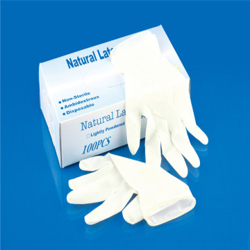 S M L Xl Latex Examination Glove with CE Certificate