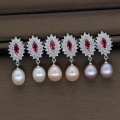 Fashion Design Freshwater Real Pearl Earring