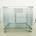 Stackable Galvanized Lockable Metal Logistic Storage Cage