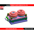 Molde plástico de parede fina de duas cavidade