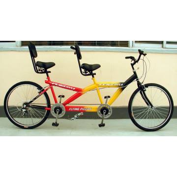 Tandem Bicycle / Bi-Riding Bicicleta / Bicicleta / Bicicleta / Bicicleta Bicicleta / 24 &quot;Uma bicicleta e uma terceira (Tandem bicycle-001)