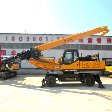 Hydraulic bore pile driver machine