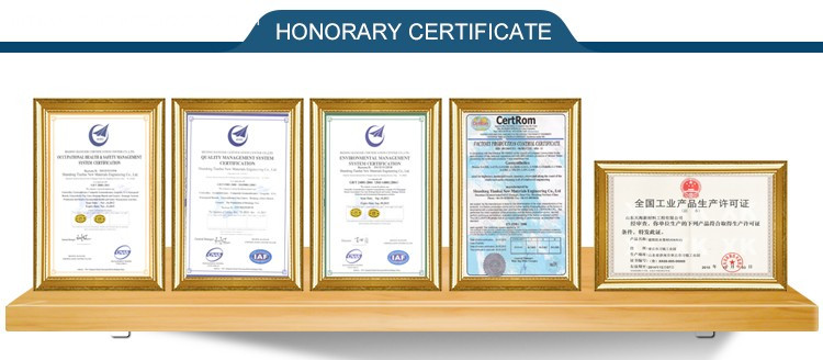 geomembrane certificate