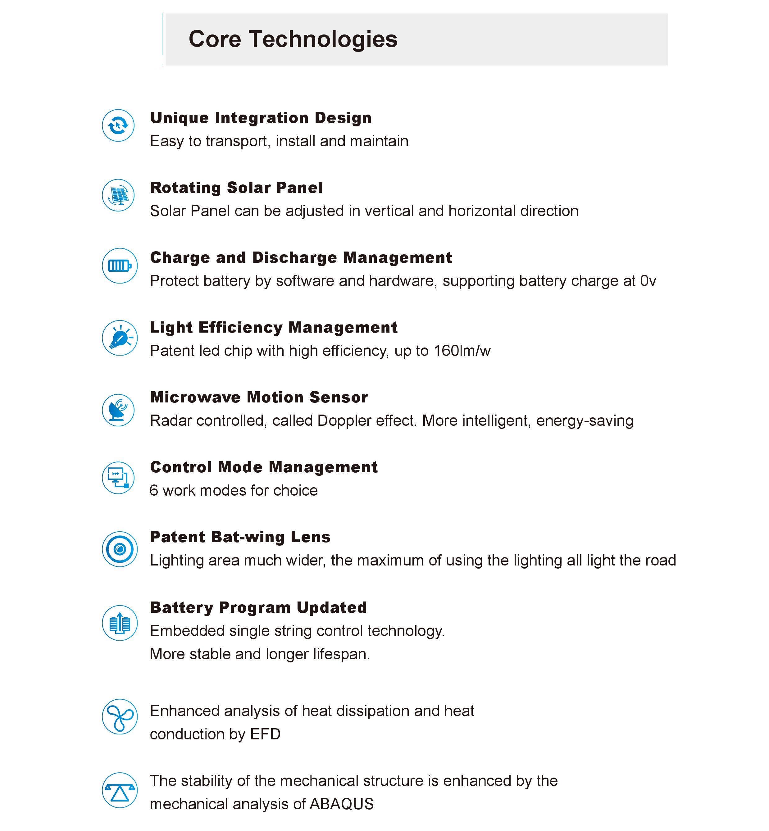 solar led street light