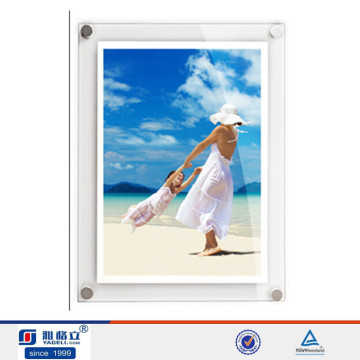 Custom Acrylic Wall Mount Magnetic Photo Frame