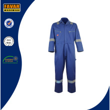 Mens Algodão Furadeira Fireard Retardant Miner Workwear no campo de óleo / gás