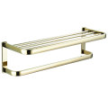 Towel rack brass zirconium gold bath towel rack towel rack simple towel bar