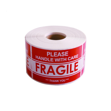 Good Quality Shipping Label Fragile Warning Label Sticker