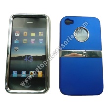 Chrome Case With Stand For iPhone 4s