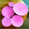 4 Size Durable Silicone Seal Lids Set