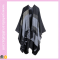 2016 Pashmina Splice Loose Cloak Diseño Invierno Mujer bufanda Mantón