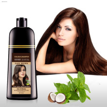 Chaeiro de cabelo de tinta rápida tintura de cabelo preto shampoo preto