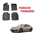 Porsche Panamera 2017+ Mats de piso de todo el clima