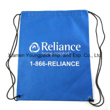 Vente en gros Bulk Custom Promotion Waterproof 210d Polyester Drawstring Bags