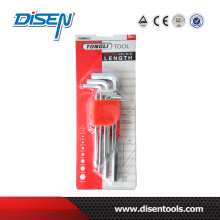 Medium Length Matt Ball Head Hex Key Set