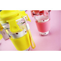 Reusable Drinking Plastic Cup With Strainer