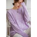 Jersey oversize de cachemir con cuello redondo