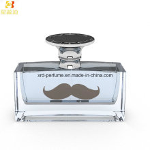 Perfume de diseño para hombres Cosméticos de botella de vidrio de alta calidad