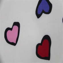 Love Printed Cotton Plain Fabric