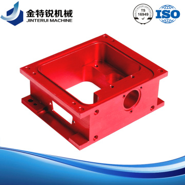 Red Anodised CNC Machining Enclosure Milling