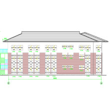 Edificio de oficinas de estructura de acero prefabricado (KXD-PHW1487)