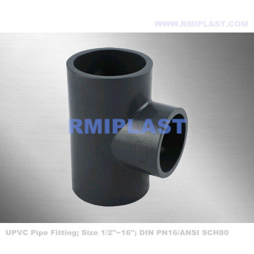 Tee PVC ASTM SCH80