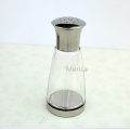 Stainless Steel Cruet Set Glass Condiment Set