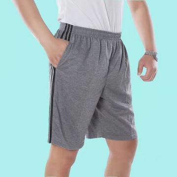 Men's Cvc Sports Shorts Elastic Waist