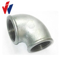 Galvanized Malleable Iron Elbow Pipe Fittings Beaded