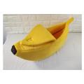 Creative dog cat litter banana shape winter warm