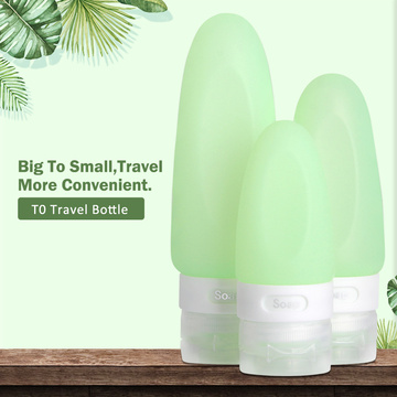 BPA+Free+Squeeze+3oz+Silicone+Liquid+Travel+Bottles