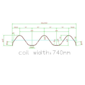 ISO Passou Guard Rail carimbar imprensa Machinery