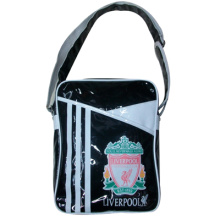 Shiny leather shoulder bag for boy