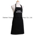 Promotional Custom Printed 100% Natural White Cotton Canvas Cloth Kitchen Cooking Apron